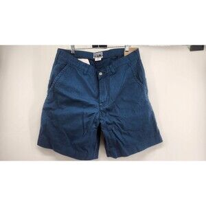 Patagonia Heritage Stand Up Shorts Mens 33 Blue Cotton Mid Rise Hiking NWT